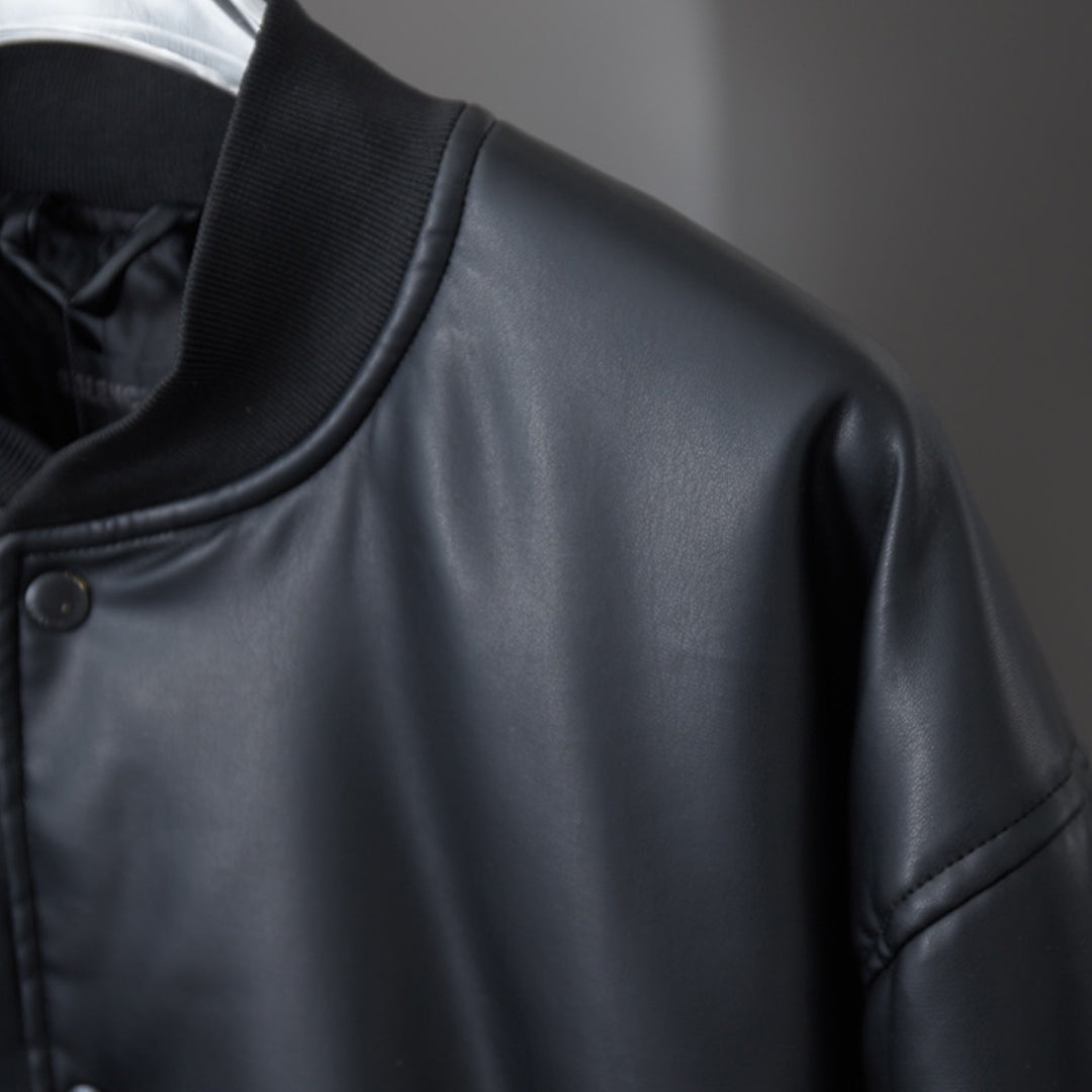 2025SS Block Leather Jacket