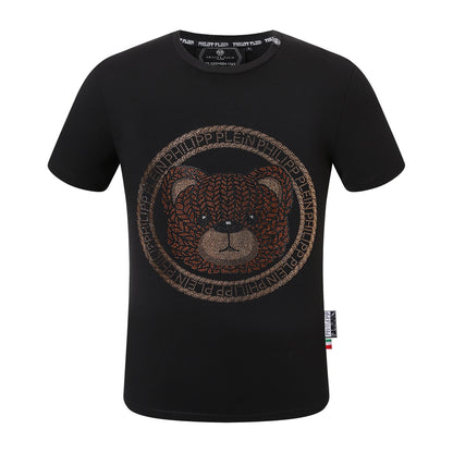SOLA-PP Bear hot diamond man T-shirt