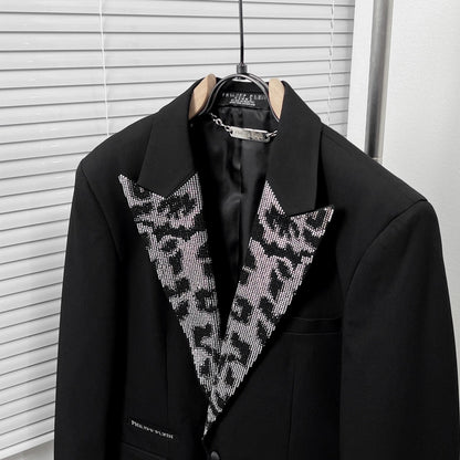 PP Men's Rhinestone Collar Suit