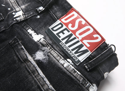 SOLA-DSQ2 little feet graffiti Jeans