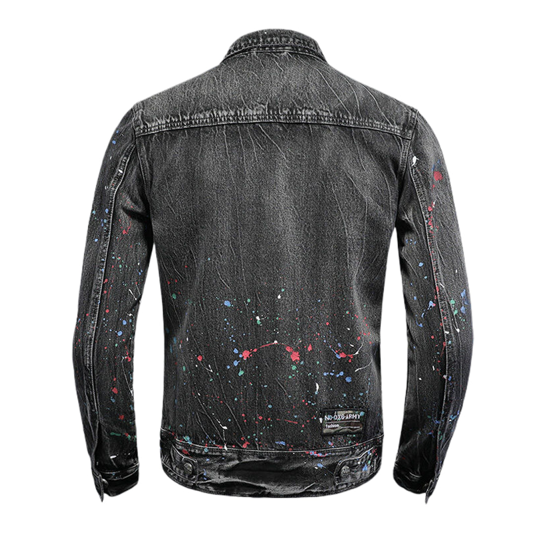 SOLA-DSQ2 Black Denim Jacket