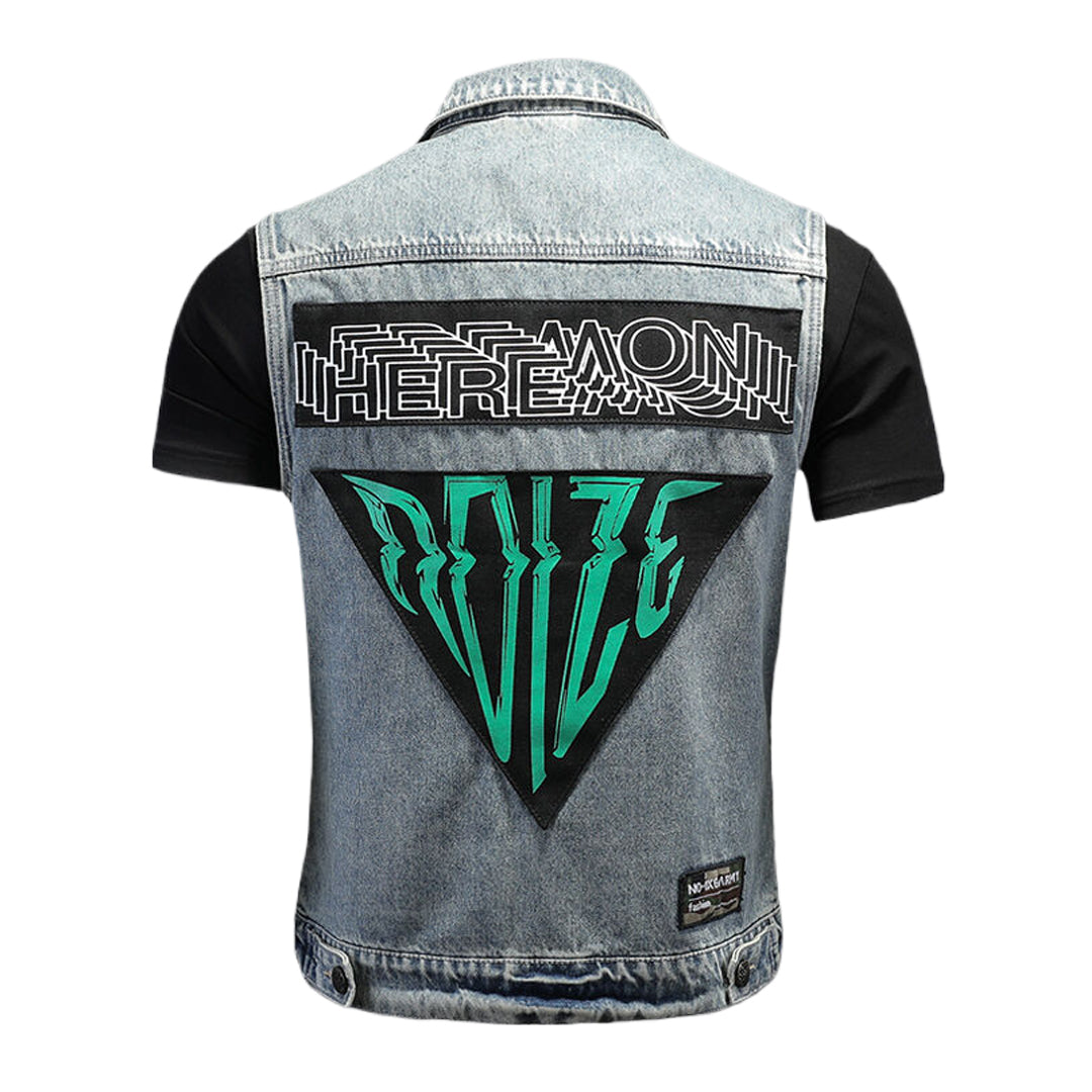 SOLA-DSQ2 24ss cowboy Denim vest