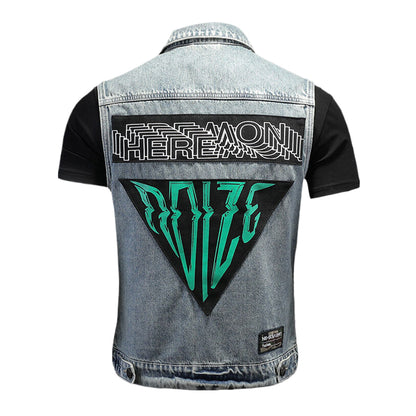 SOLA-DSQ2 24ss cowboy Denim vest