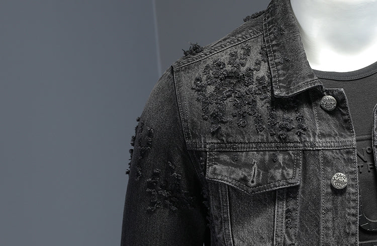 SOLA-DSQ2 Black Denim Jacket