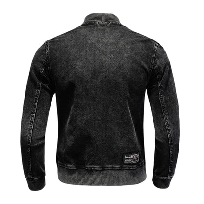 SOLA-DSQ2 2024ss Black Thick Denim Jacket