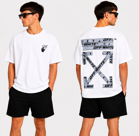 OFF-White  Arrow logo print T-shirt#88