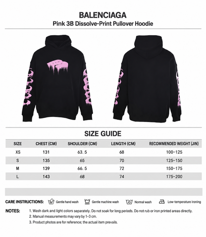 Balenciaga Graphic Character Print Hoodie