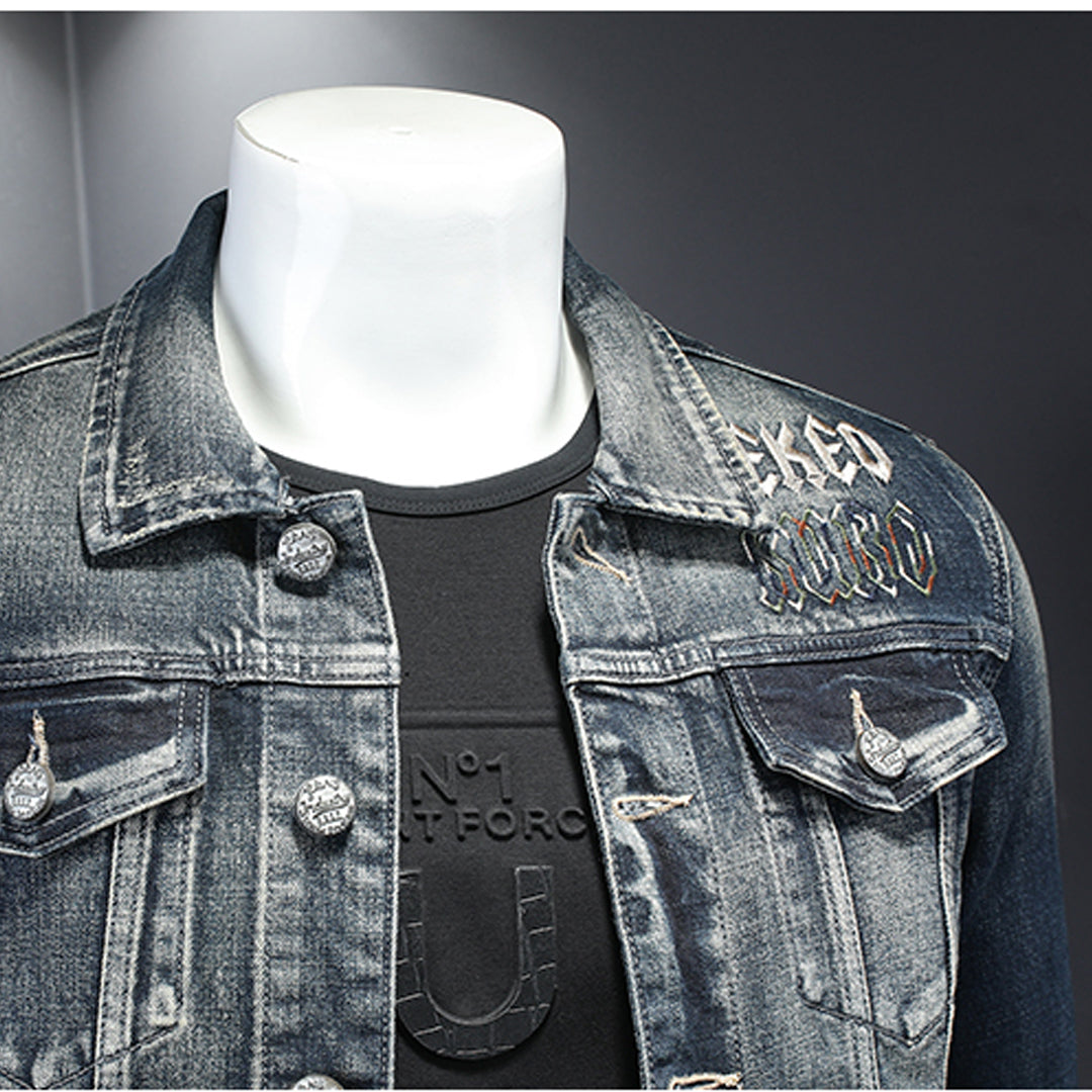 SOLA-DSQ2 Men's Loose Denim Jacket