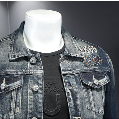 SOLA-DSQ2 Men's Loose Denim Jacket