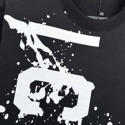 New-D2 Lettering Printed Cotton T-Shirt