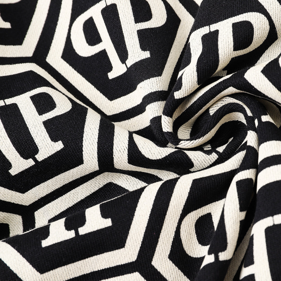 PIEIN 2025SS Sports Black Hoodie