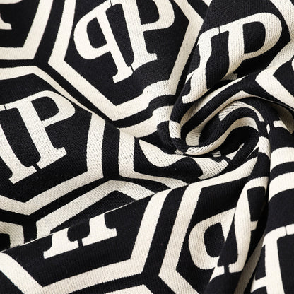 PIEIN 2025SS Sports Black Hoodie