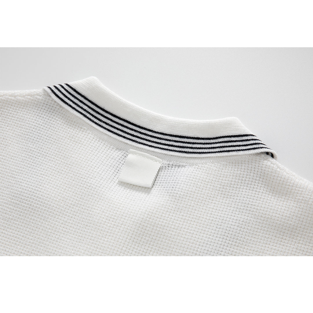 MR.TOM  Women stripe POLO shirt