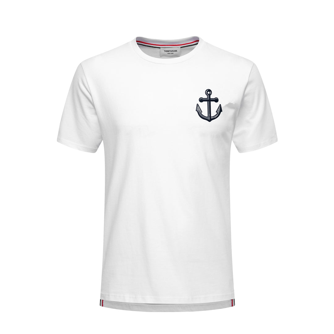 MR.TOM Anchor embroidery T-shirt