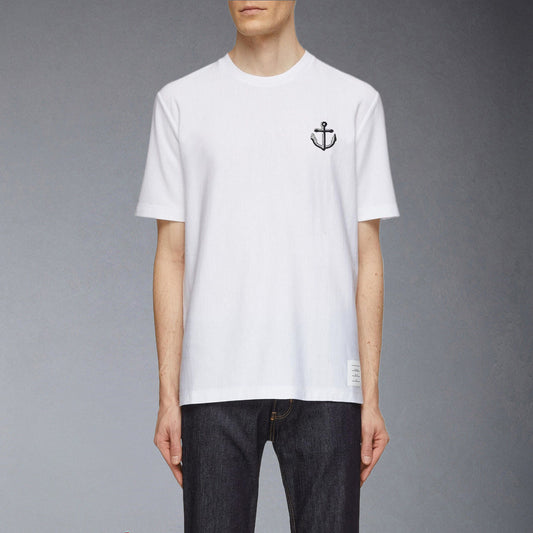 MR.TOM Anchor embroidery T-shirt
