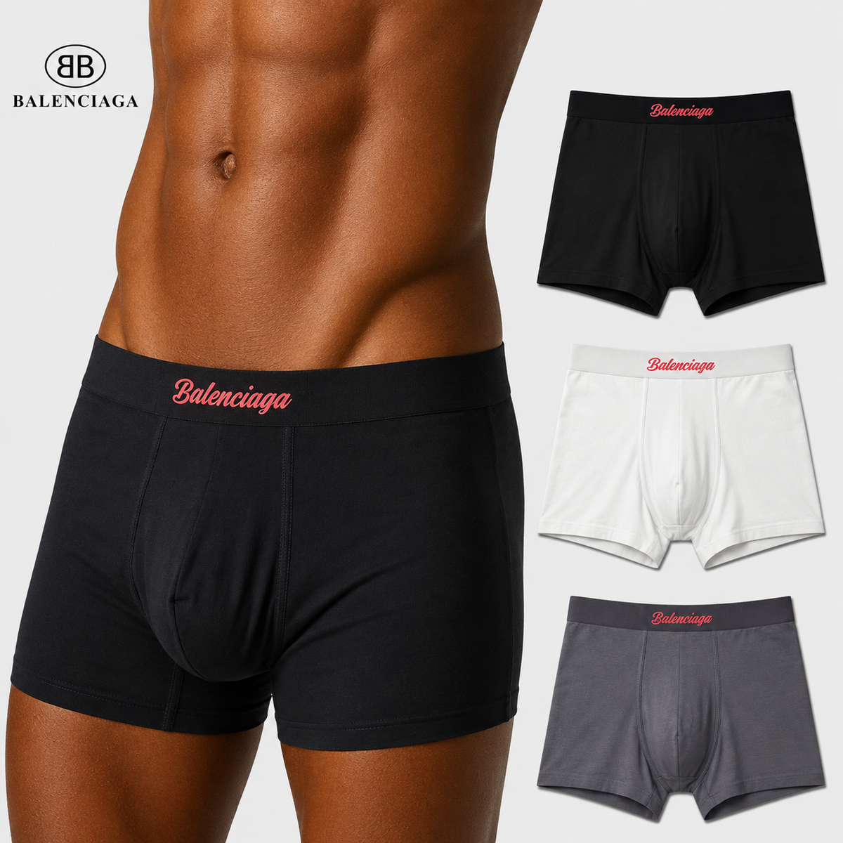 Balenciaga Modal Men’s Essentials 3-Pack
