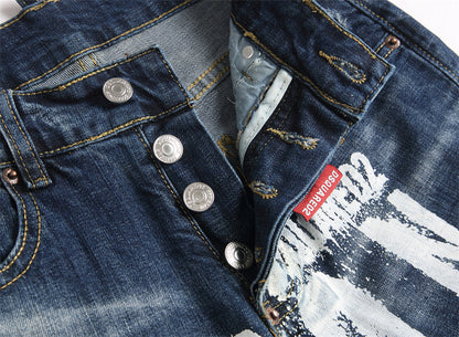 SOLA-DSQ2 embroidery Jeans