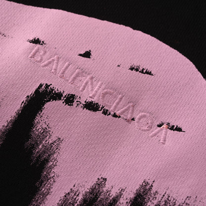 Balenciaga Graphic Character Print Hoodie