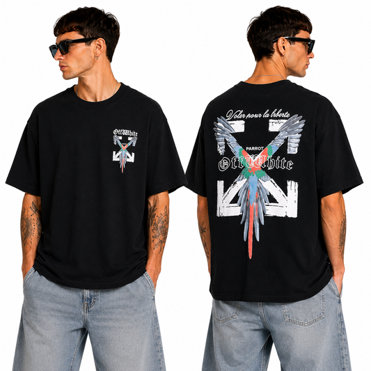 OFF-White Arrow logo print T-shirt#86