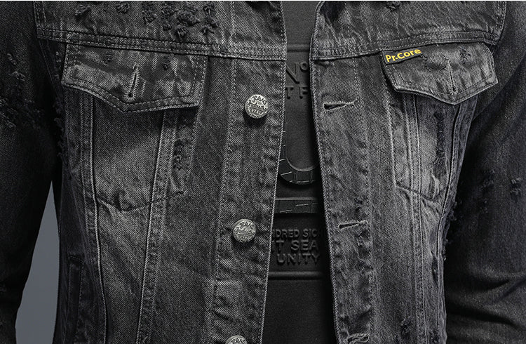 SOLA-DSQ2 Black Denim Jacket