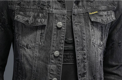 SOLA-DSQ2 Black Denim Jacket