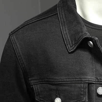SOLA-DSQ2 Men's Black Denim Jacket