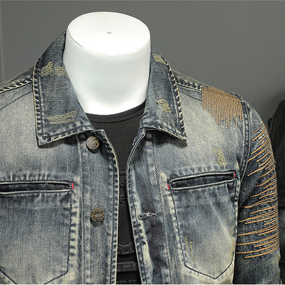 SOLA-DSQ2 2024ss Blue Denim Jacket