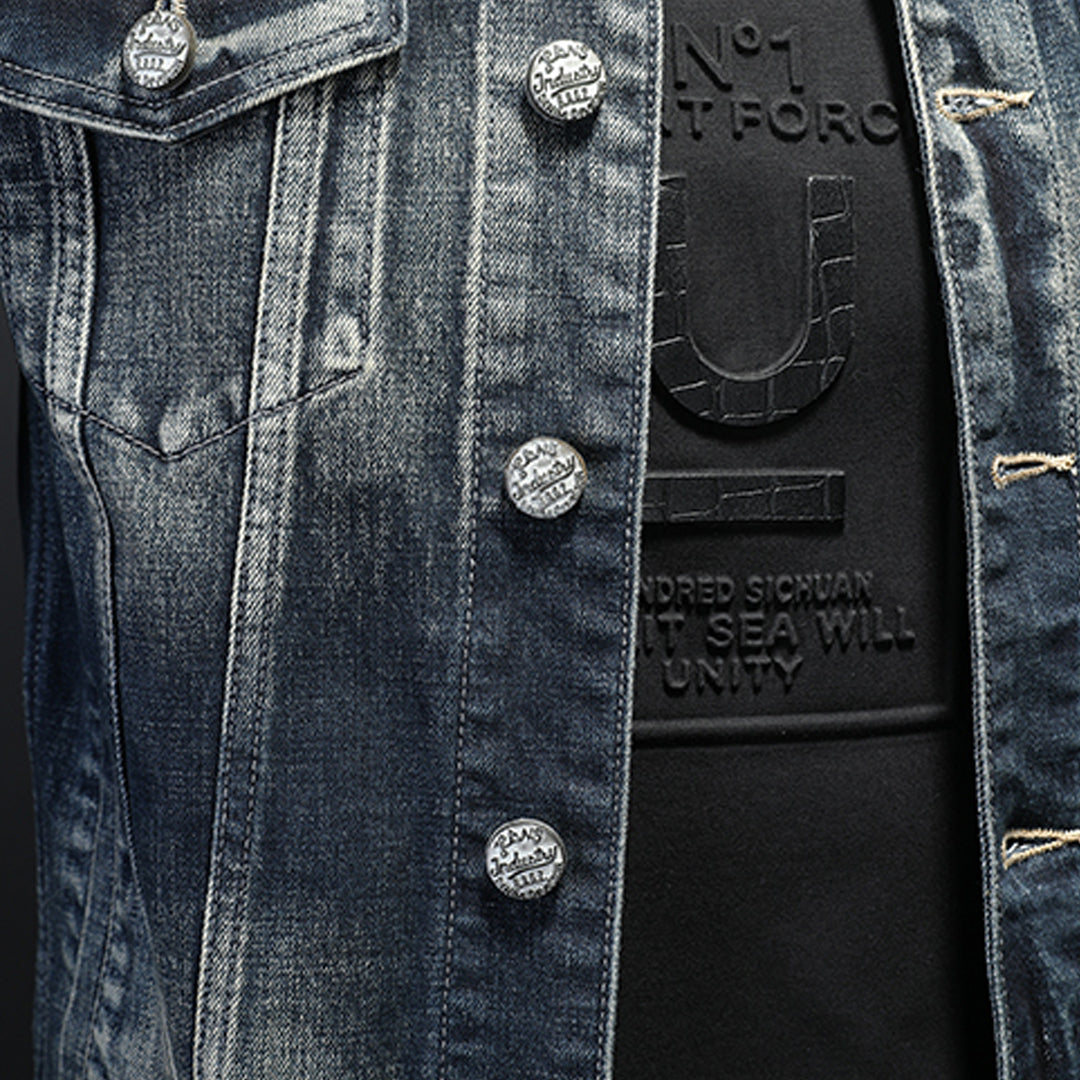 SOLA-DSQ2 Men's Loose Denim Jacket