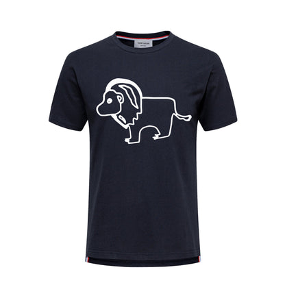 MR.TOM Lion print T-shirt