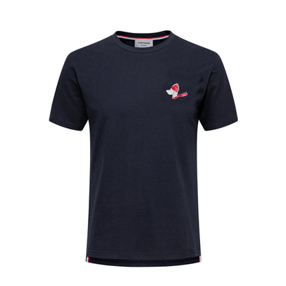 MR.TOM Christmas Dog Embroidery T-shirt