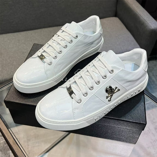 PP New Skull leather Sneakers