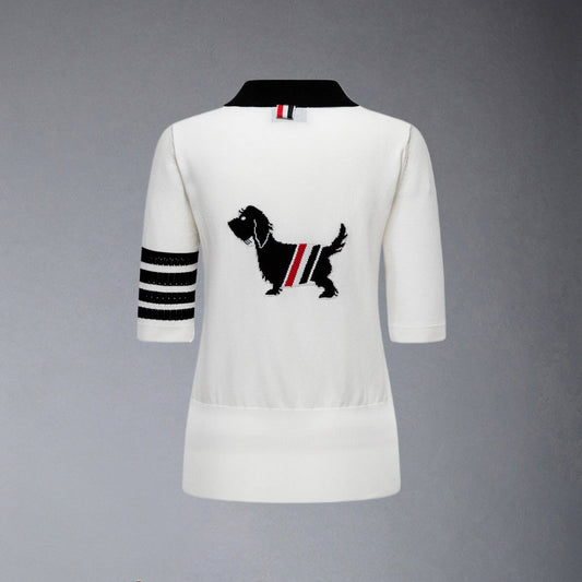 MR.TOM  Women puppy POLO shirt