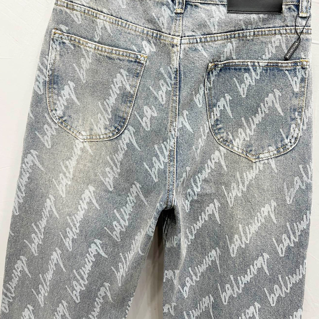 2025SS Man Lettering LOGO Jeans
