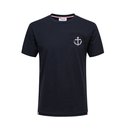 MR.TOM Anchor embroidery T-shirt