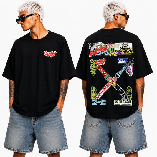 OFF-White  Arrow Logo Cotton T-shirt