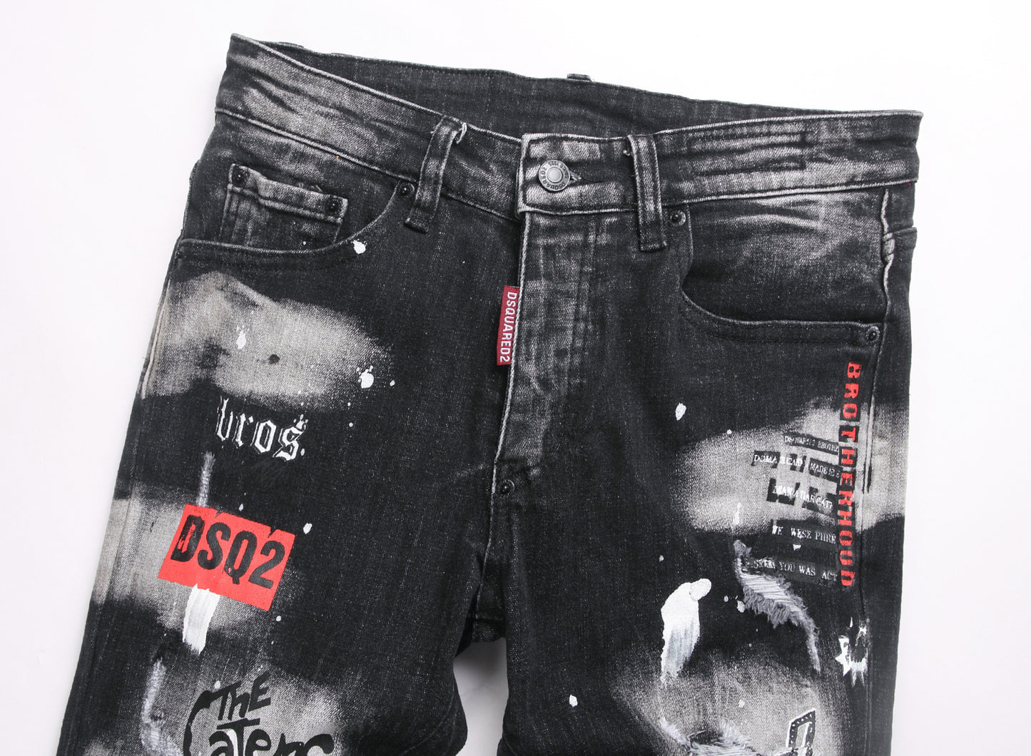 SOLA-DSQ2 little feet graffiti Jeans