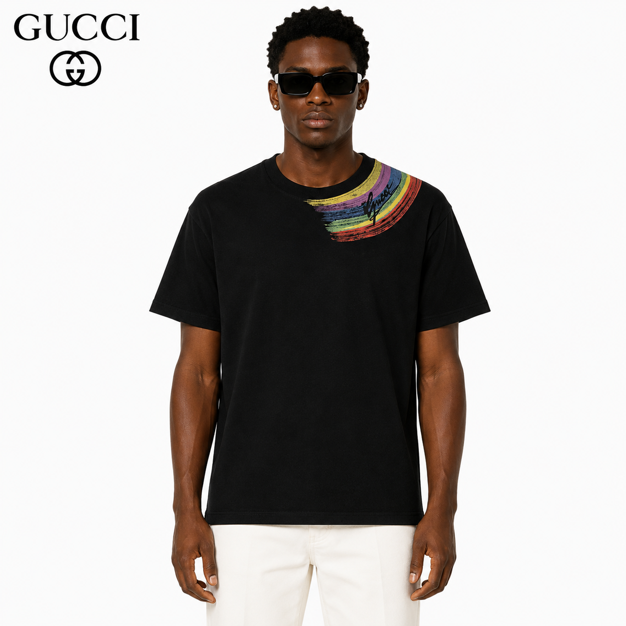 Gucci Graffiti Logo T-Shirt