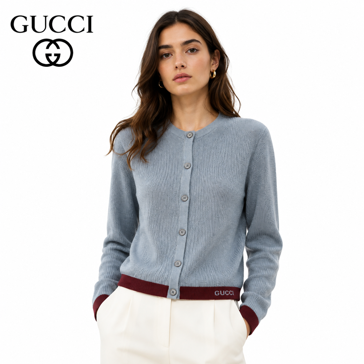 Gucci Signature 9E74 Polo Shirt