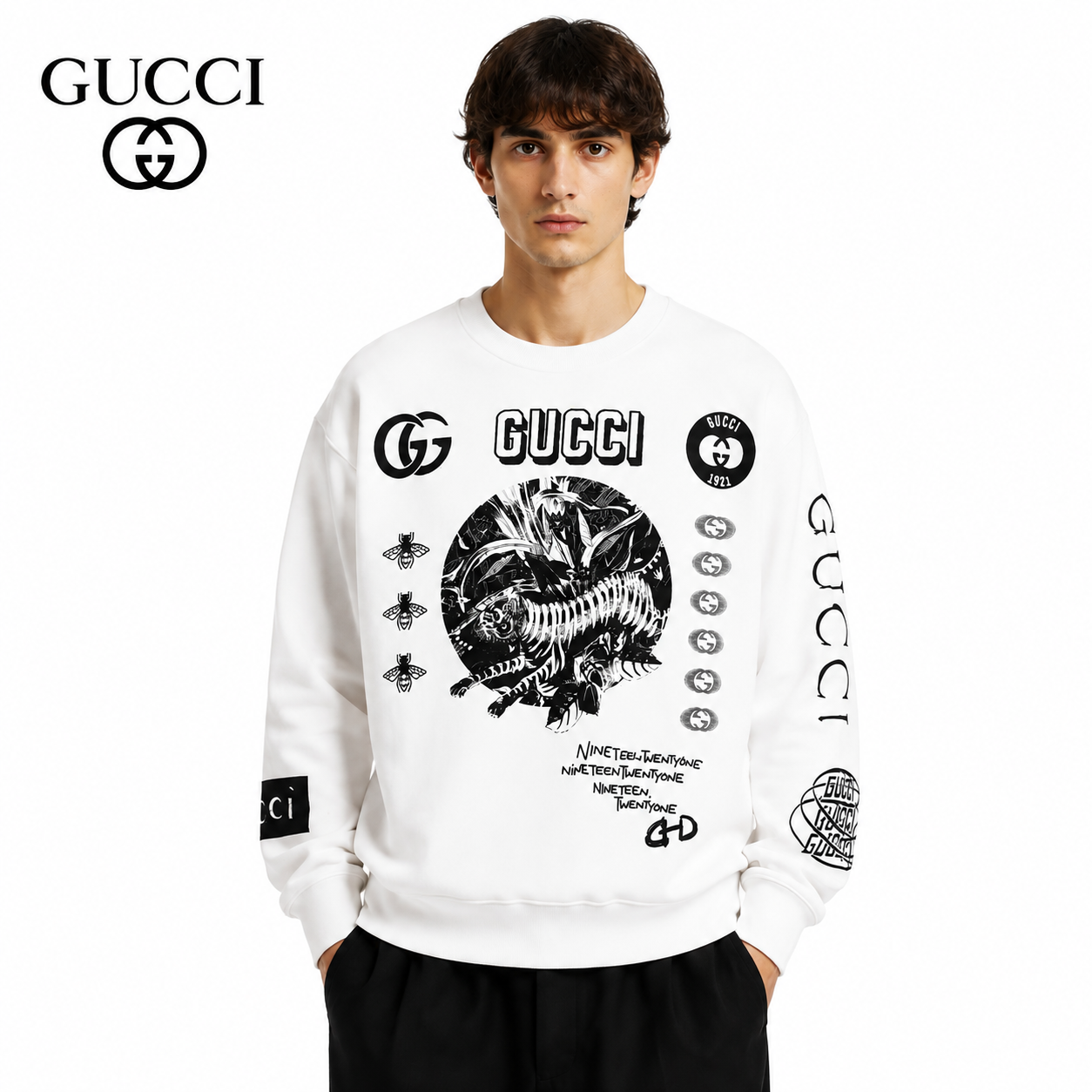 Gucci Signature A5B7 Hoodie