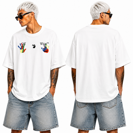 OFF-White Arrow Logo Cotton T-shirt#1002