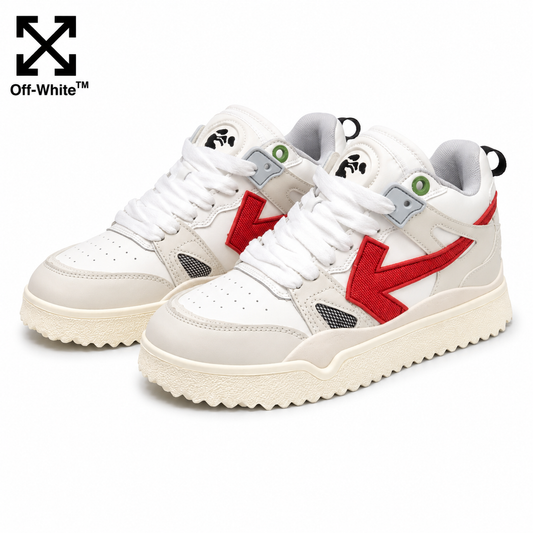 Off-White Arrow Logo Leather Sneakers #39
