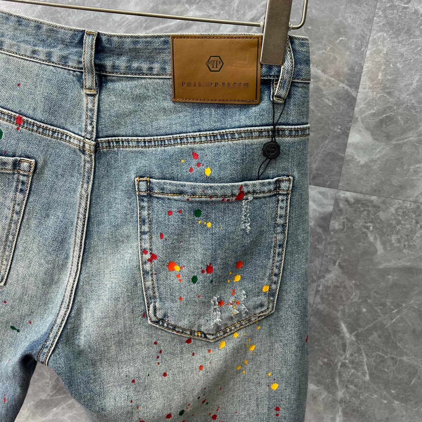 SOLA-PP Inkjet Short Jeans