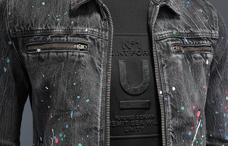 SOLA-DSQ2 Black Denim Jacket