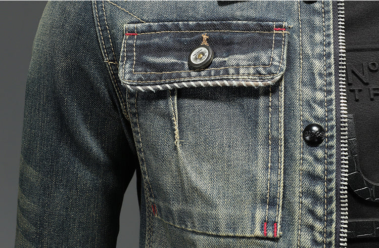 SOLA-DSQ2 Black Denim Jacket