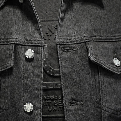 SOLA-DSQ2 Men's Black Denim Jacket