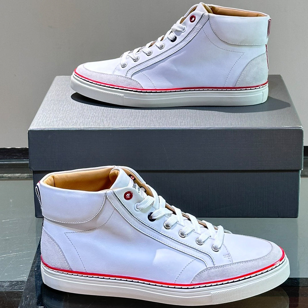 MR.TOM High Top Leather Sneakers