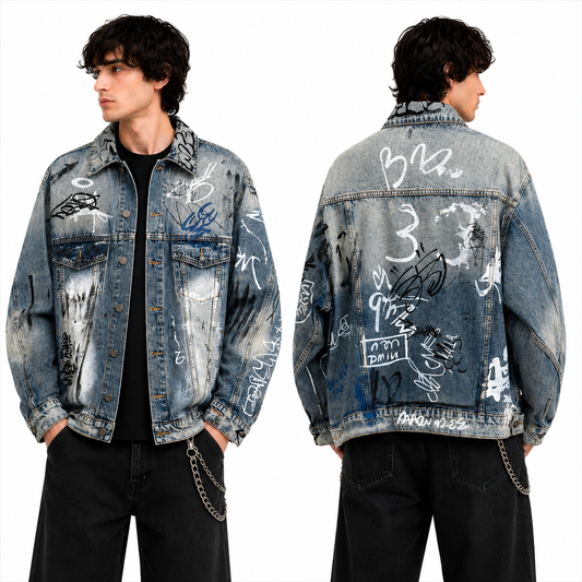 Balenciaga Men's Jacket Denim