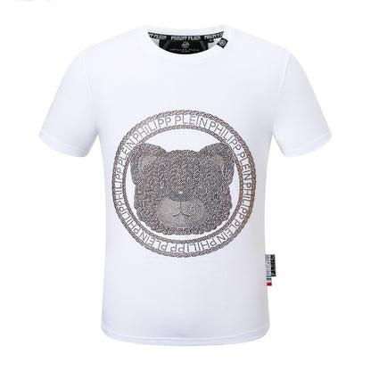SOLA-PP Bear hot diamond man T-shirt