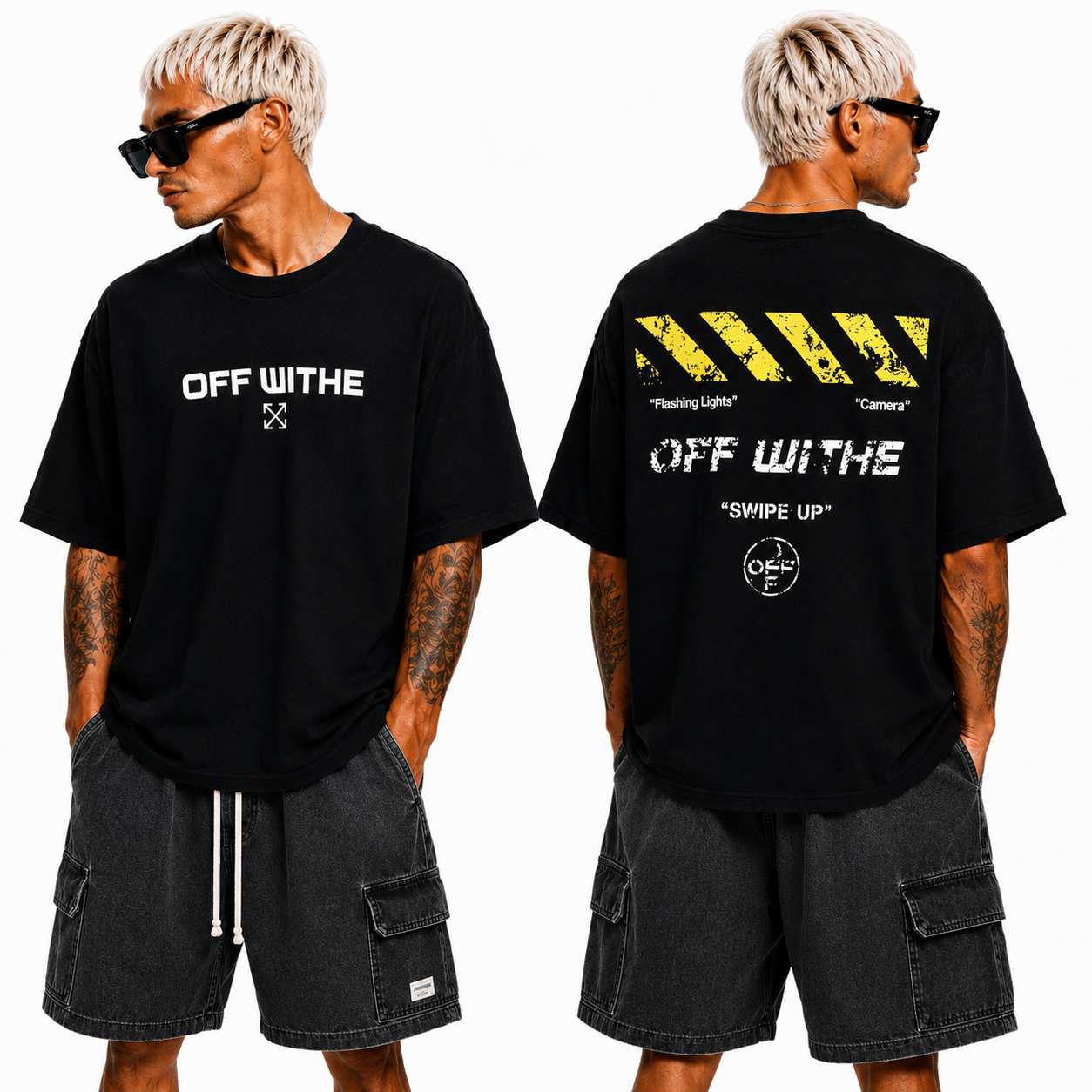 OFF-White  Arrow sign T-shirt#812