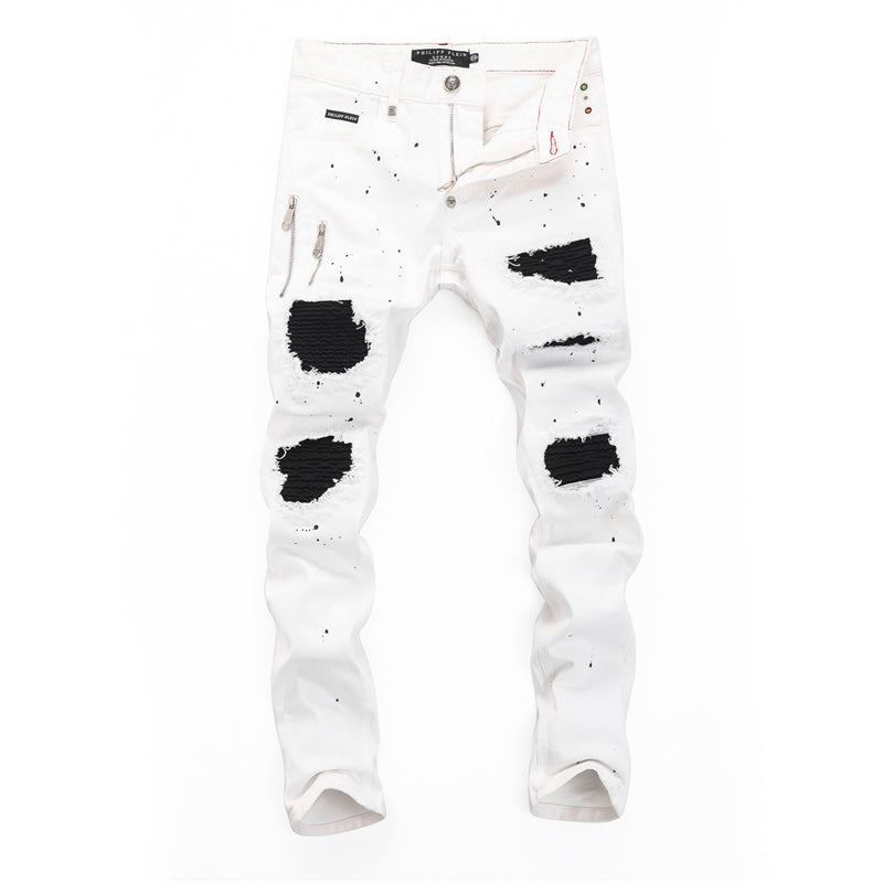 SOLA White Hole Jeans#8360